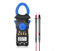 Besttoolifes True RMS Digital Clamp Meter Auto Ranging Multimeter For AC/DC Current 600A, Voltage 600V Measurement, 38Mm Jaw Opening For Conductors(blue)