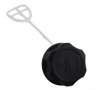 Besttoolifes Universal Fuel Tank Cap for 43cc 49cc 52cc 55cc Petrol Engine Hedge Trimmer Bush Cutter Chain Saw Garden Multi Tool Black Plastic 2 Pack