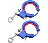 Besttoolifes Upgraded Blue Cable Wire Threading Tool, Cable Pulley Tray Wire Guide Clamp Auxiliary Tool, Cable Tray Roller Threading Wire Pulling Pulley(2PCS)