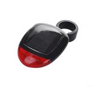 Besttoolifes USB Rechargeable Solar Bike Tail Light Waterproof Rear Lamp | Mountain- Bike- Rear Light, Urban Commuter- Cycling Gear-, Easy Mount Bike- Beacon-, Durable- LED Night Rider-, Compact Cycle