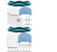 Besttoolifes Vacuum Accessories Kit with Main Brush, Side Brush Set, For HEPA Filter, Microfiber Mop Cloths and Dust Collection Bags, Replacement Parts Compatible with For Conga(B)