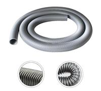 Besttoolifes Vacuum Cleaner Hose Replacement, Industrial Vacuum Accessories, For EVA Flexible Hose with 38mm Inner Diameter and 45mm Outer Diameter, 3 Metre Grey Vacuum Tube(38MM-45MM)