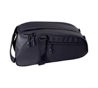 Besttoolifes Waterproof Bike Cargo Bag Rear Rack, Large Capacity 600D Oxford Pannier with Removable Straps Bike Commuting and Long Rides, Black(Without lock)