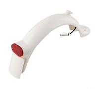 Besttoolifes White, Rear Mudguard with LED Taillight for Xiaomi Pro and Pro 2 Electric Scooters - ABS+PC Guard, 32 x 13 x 3 cm, 150 g, White Compatible Replacement Part