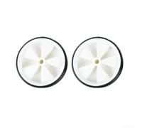 Besttoolifes White, Training Wheels for Kids - Pair of Adjustable Auxiliary For Bike Wheels, Rubber-Coated Quiet & Wear-Resistant, Fits 12-16 Inch Children's Bicycles, Plastic and Rubber Construction