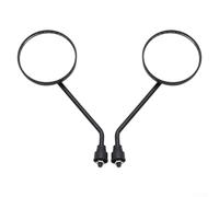 Besttoolifes Wide Angle Convex Rearview Mirror for Electric Bikes - M8 Thread Handlebar Mount, 8 mm Diameter Compatible, Left or Right Side Installation, Glass Lens For Bicycle Component