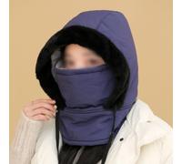 Besttoolifes Windproof Full Face Hood Fleece Lined Ski Mask | Full coverage, windproof membrane, fleece lining, head/face/ear/neck , extreme cold defense