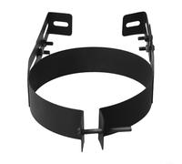 Besttoolifes YAFEX Adjustable Stainless Steel Chimney Pipe Holder Bracket, For 6 Inch Flue Liner Wall Support Clamp Hanger Fixing Clip Black