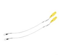 Besttoolifes Yellow, Downrigger Fishing Line Release Clip for Offshore Planer Boards - Adjustable Tension Snap Release with ABS & Steel Construction, 49x11x12mm, 2-Pack