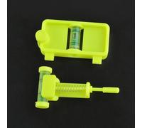 Besttoolifes Yellow, String Level for Compound Bow - Bow Tuning & Nock Alignment Tool, Portable Arrow Level with Vertical/Horizontal Calibration, Plastic Construction, 15 x 11 x 3.5 cm, 18.4 g