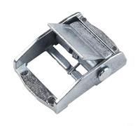 Besttoolifes Zinc Alloy Buckle for Heavy Duty Tie-Down Straps, Fixed Tensioner Clamp for Cargo, Luggage, Toolboxes, 20mm or 25mm, Silver, Strong and Quick Release Fastener（20MM）
