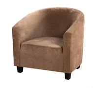 Besttoolsifes Velvet Slipoverlay For Armchair,All-Inclusive Stretch Fits | Silver for fox Velvet Armchair-Slipoverlay,Plush Elastic Sofa Cover,All-Inclusive Protection For Club Tub Chairs,Modern