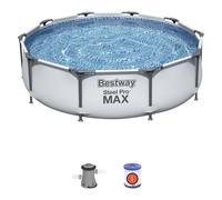 Bestway 10 Ft Steel Pro Frame Pool With 330 Gal Pump 56408 Multi One Size