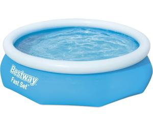 Bestway 10ft Fast Set Pool | Above Ground Swimming Pool for Kids and Adults, Ou