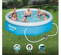 Bestway 10ft Fast Set Pool with Pump - 305 x 66 cm bw57458