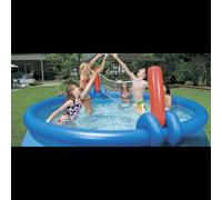 Bestway 10ft Fast Set Pool With Volleyball Net Bestway Multicolor