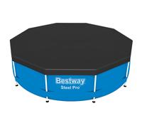 Bestway 10ft Pool Cover for Above Ground Pools, Swimming Pool Protection Black