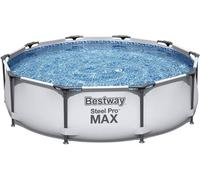 Bestway 10Ft Steel Pro Max Round Pool - White, White One Size