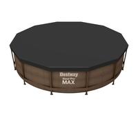 Bestway 12 feet Steel Frame Swimming Pool Cover, 58037E, Blue