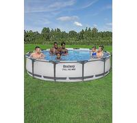 Bestway 12 X 30 Inch Steel Pro Frame Pool Set Clear