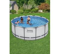 Bestway Steel Pro Max Round Pool Set, 12' X 48" Swimming Pool, White