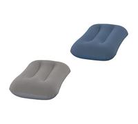 Bestway 16.5" x 10" x 4"/42cm x 26cm x 10cm Flocked Air Camp Pillow