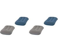 Bestway 16.5" x 10" x 4"/42cm x 26cm x 10cm Flocked Air Camp Pillow (Pack of 2)