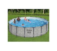 Bestway 18ft x 48in Steel Pro MAX Pool Set