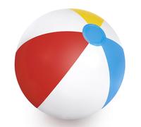 Bestway 31021 Inflatable Panel Beach Ball, Ideal for Beach/Pool Use, Multiple Sizes, White, 20 Inch