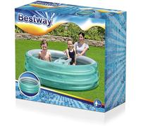 Bestway 3 Ring 1.7m Inflatable Family Summer Round Paddling Swimming Kiddie Pool