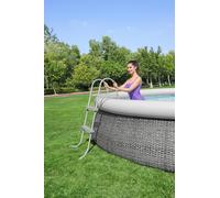 Bestway 58430 Pool Ladder 2 Steps Silver Up to 84 cm
