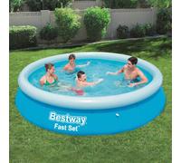 bestway 366x76cm inflatable swimming pool in blue