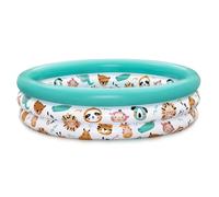 Bestway Safari Pals Kids Paddling Pool, Inflatable Paddling Pool, Kiddie Pool