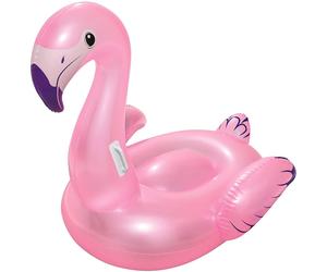 Bestway 41122-19 Inflatable Flamingo Pool Ride-On Toy, Pink, Medium