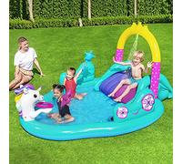 BESTWAY 53097 274 x 198 x 137 cm Magic Unicorn Water Play Centre with Paddling Pool, Colour