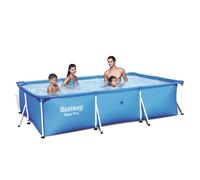 Bestway 56404 - Deluxe Splash Frame Pool Children's Tubular Detachable Pool, 300x201x66 cm, blue