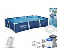 Bestway 56411 Frame Pool Set 300x201x66cm Garden Pool