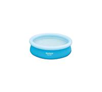 Bestway 57252E 6ft x 20in Round Inflatable Above Ground Kids Swimming Pool, Blue
