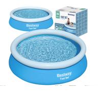 Bestway 6ft x 20in Blue Round Fast Set Inflatable Above Ground Pool