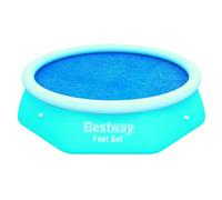 Bestway 58060 Pool Covering Solar Cover Round Paddling Sheet Fast Set Garden Foot Protector