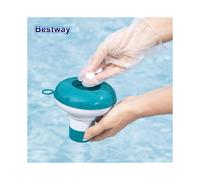 Bestway 58210 5in/12.7cm Floater, Chlorine Tablet Dispenser, Aquarium Chlorine Tablet Dispenser for Hot Tubs, Indoor and Outdoor
