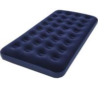 Bestway 67001E Flocked Air Bed Twin, Plastic, Polyster, Blue