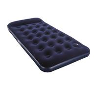 Bestway 67224 Twin Easy Inflate Flocked 188x99x28 Cm Individual Air Bed With Built-in Pump