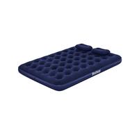 Bestway 67374 Queen Easy Inflate Flocked Airbed 203x152x22 Cm Double Air Bed With Built-in Pump