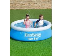 Bestway 57392 above ground pool Inflatable pool Round 940 L Blue