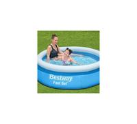 Bestway 6ft x 20in Blue Round Fast Set Inflatable Above Ground Pool