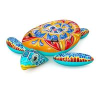 Bestway 6'x 68"/1.83m x 1.73m Mediterranean Turtle Ride-On