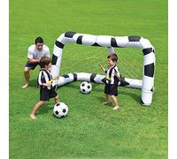 Bestway Inflatable Football Goal Includes Balls - 84 x 48 x 54 Inches