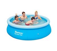 Bestway 8ft Fast Set Pool | Inflatable Family Swimming Pool, Outdoor Kids Pool