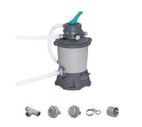 Bestway 950 GPH Above Ground Swimming Pool Sand Filter Pump | Compatible with Pools: 300 to 4,800 Gallons, Corrosion-Resistant Tank, Pre-Assembled, Low-Maintenance Pump with Adapters